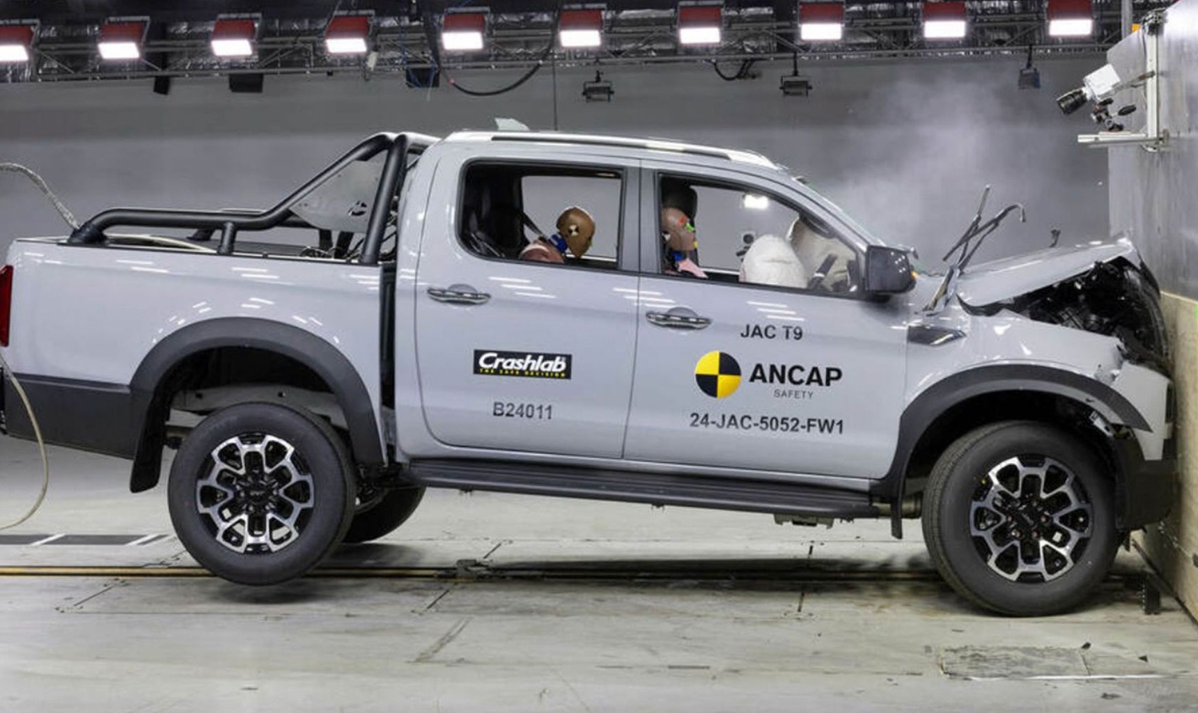JAC T9 завоевал 5-звездочный рейтинг безопасности ANCAP