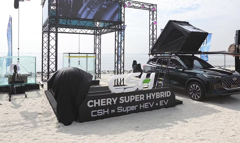 Тест аккумулятора CSH для гибридных моделей CHERY – сохранение работоспособности после более 53 часов нахождения в воде