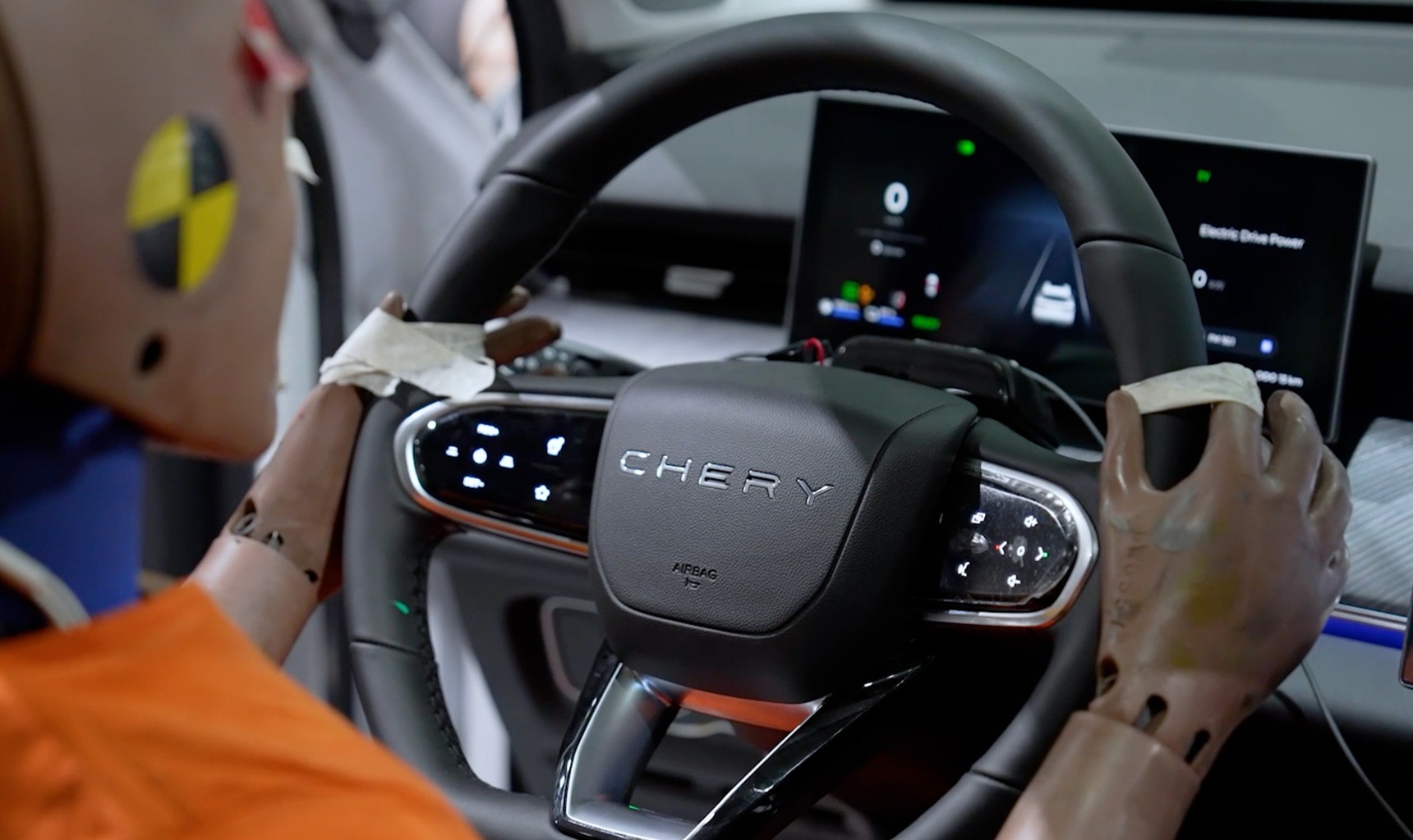 Кроссовер CHERY TIGGO 9 успешно прошёл лобовой краш-тест по стандарту Euro NCAP