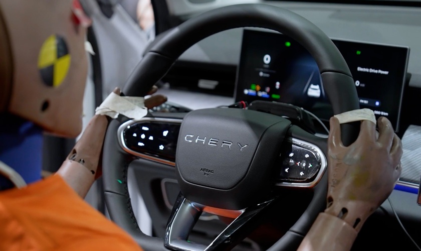 Кроссовер CHERY TIGGO 9 успешно прошёл лобовой краш-тест по стандарту Euro NCAP