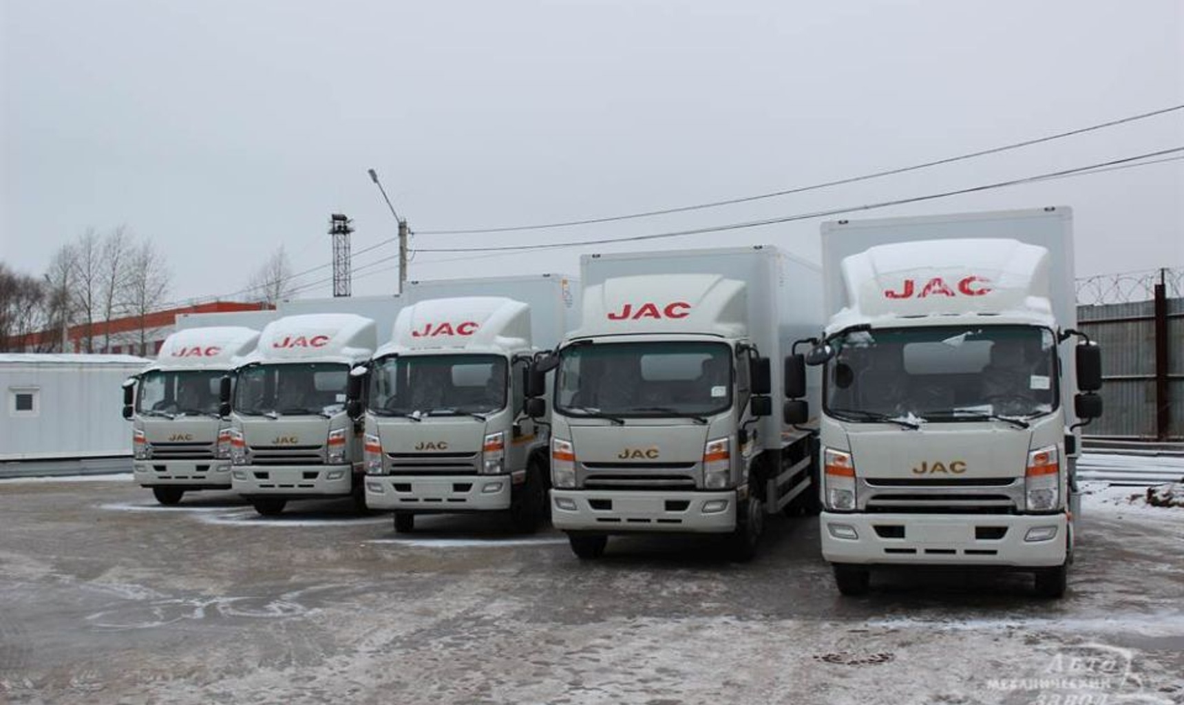 Грузовики JAC для компании "Пивной причал"