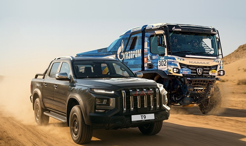 Пикапы JAC T9 выйдут на старт юбилейного издания ралли «Шелковый путь»