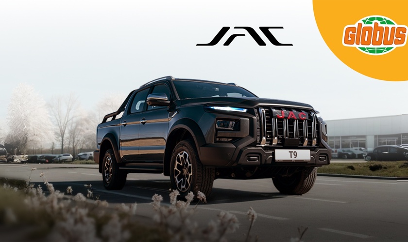 Брутальный пикап JAC T9 – к летнему сезону в «Глобус»
