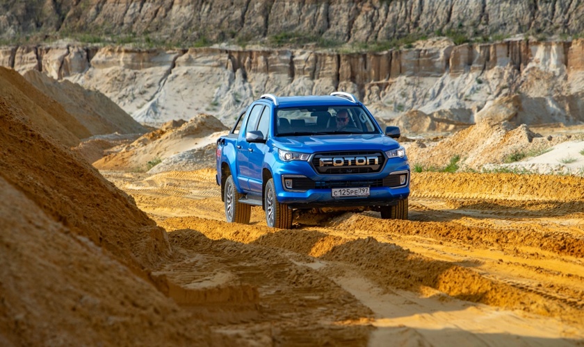 FOTON TUNLAND G7 вошел в топ-5 самых продаваемых пикапов в России