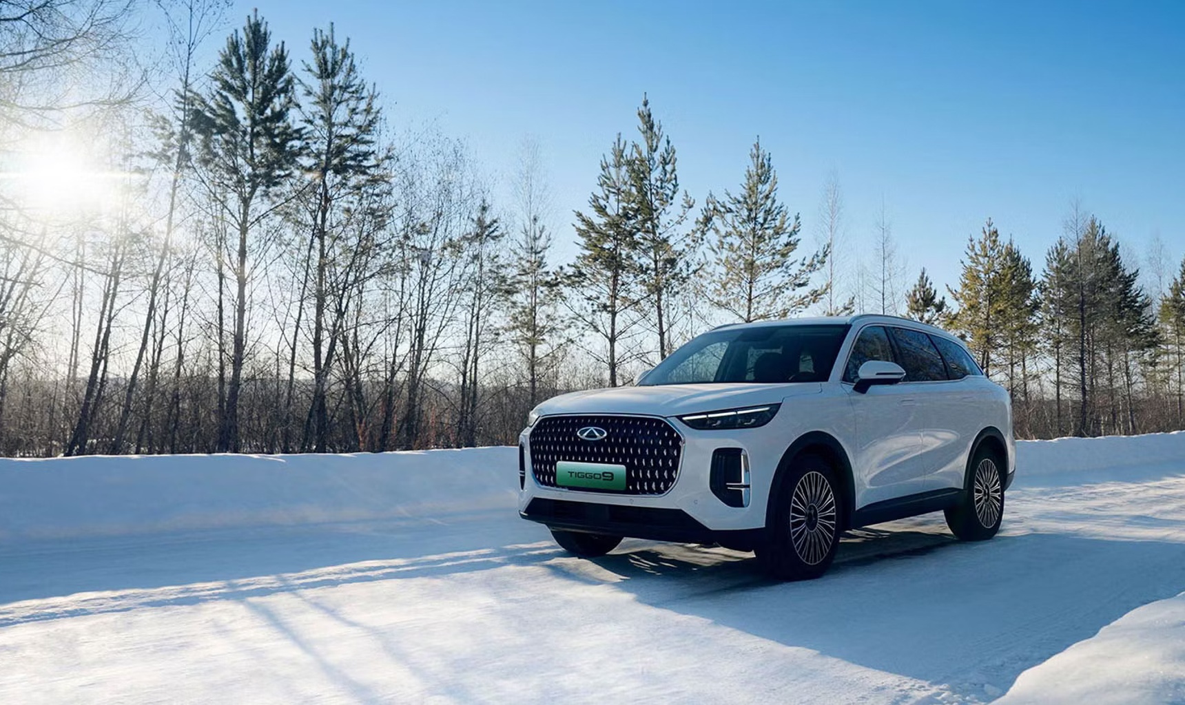CHERY TIGGO 9 PHEV прошел испытания при температуре -37°C