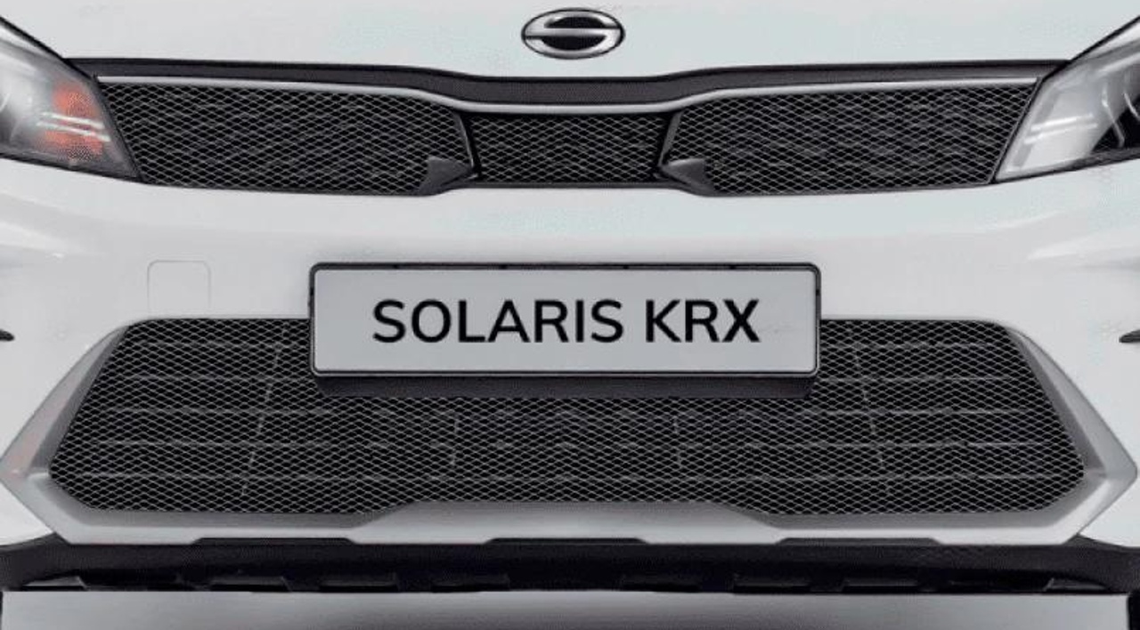 СЕТКА ДЛЯ ЗАЩИТЫ РАДИАТОРА для автомобилей SOLARIS KRX
